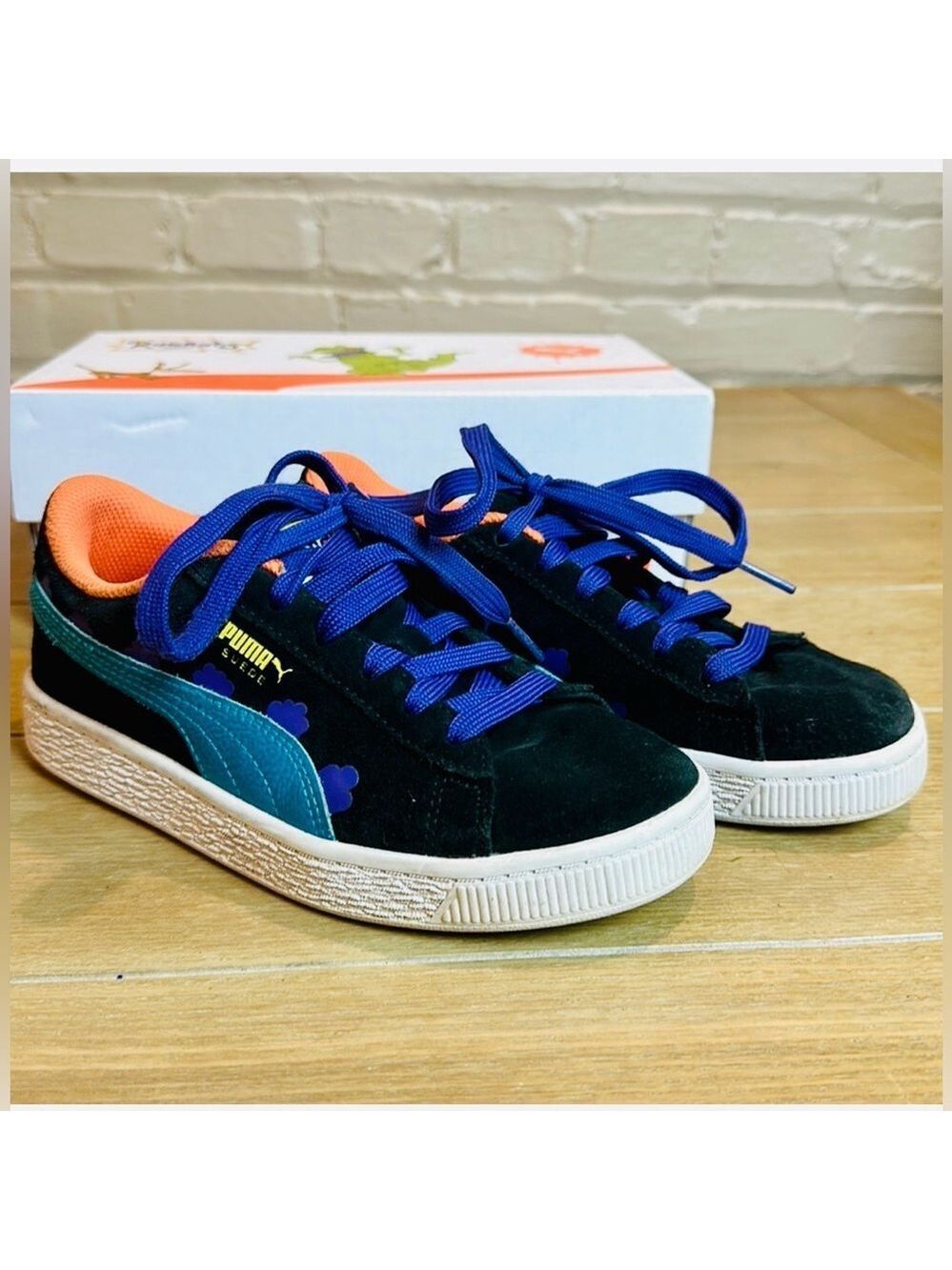 Puma x Nickelodeon Rugrats Suede Classic Unisex Little Kids Sneakers Size 2.5 - Picture 15 of 16